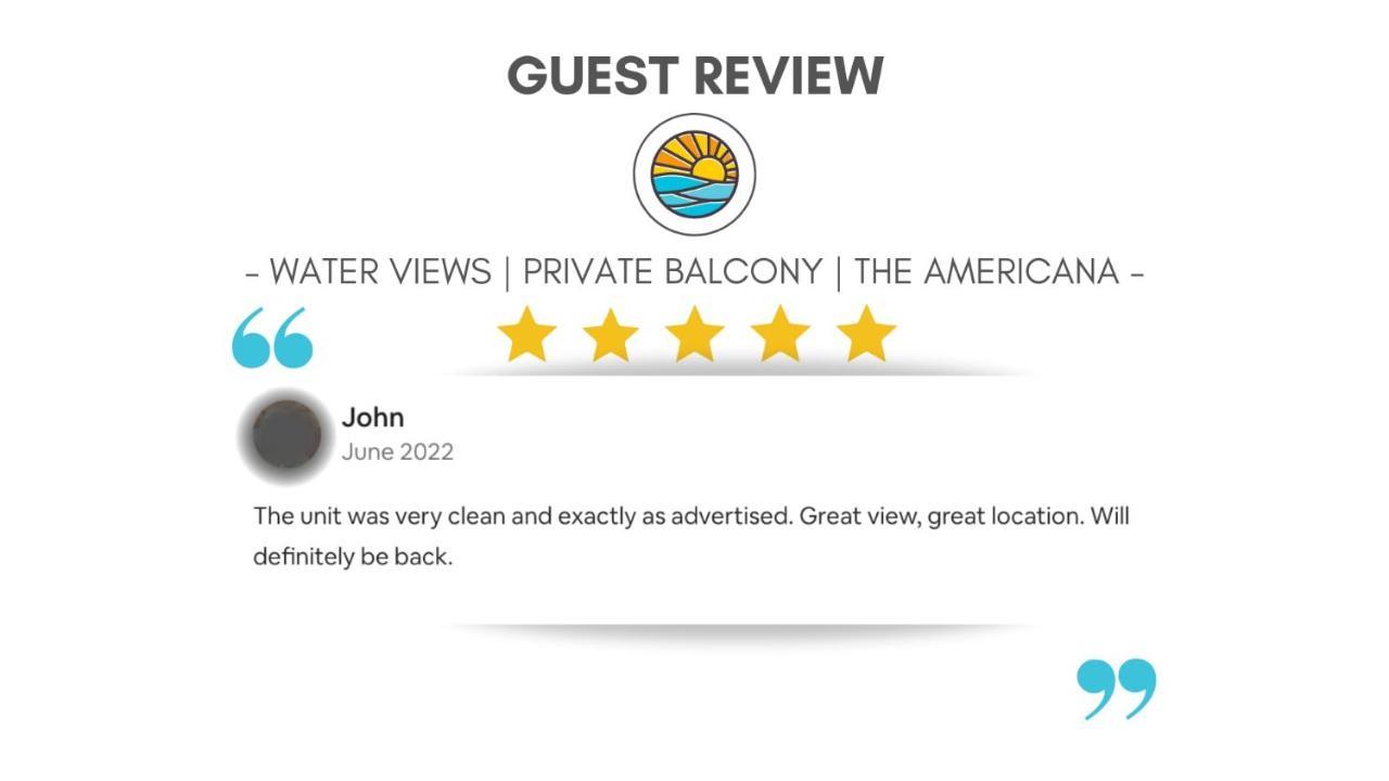 Water Views - Private Balcony - The Americana Hampton Esterno foto